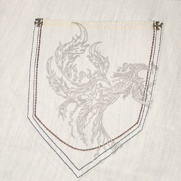 Pelle Pelle Jean Shorts. Size 52. - Picture 5 of 10